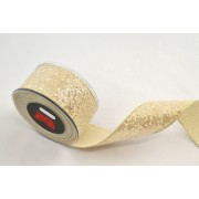 Κορδέλα SHINY RINGS D.F. LIBERTAND χρυσό 5.2 cm Χ 4.5 m