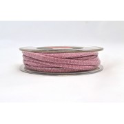 Κορδόνι lurex elastan ροζ 5 mm X 10 m