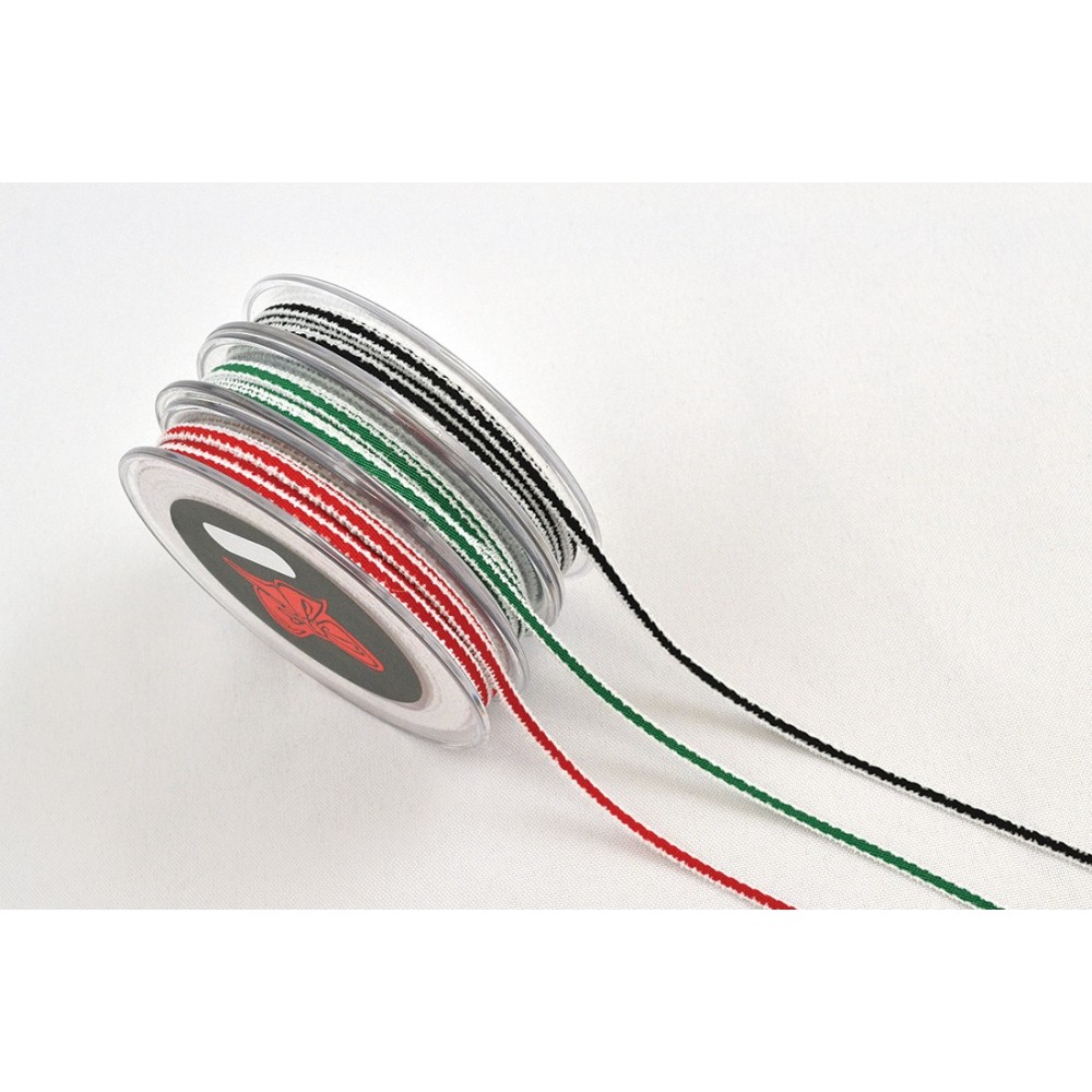 Κορδόνι REDINA κόκκινο-λευκό 3 mm X 18 m  Κορδόνι REDINA κόκκινο-λευκό 3 mm X 18 m