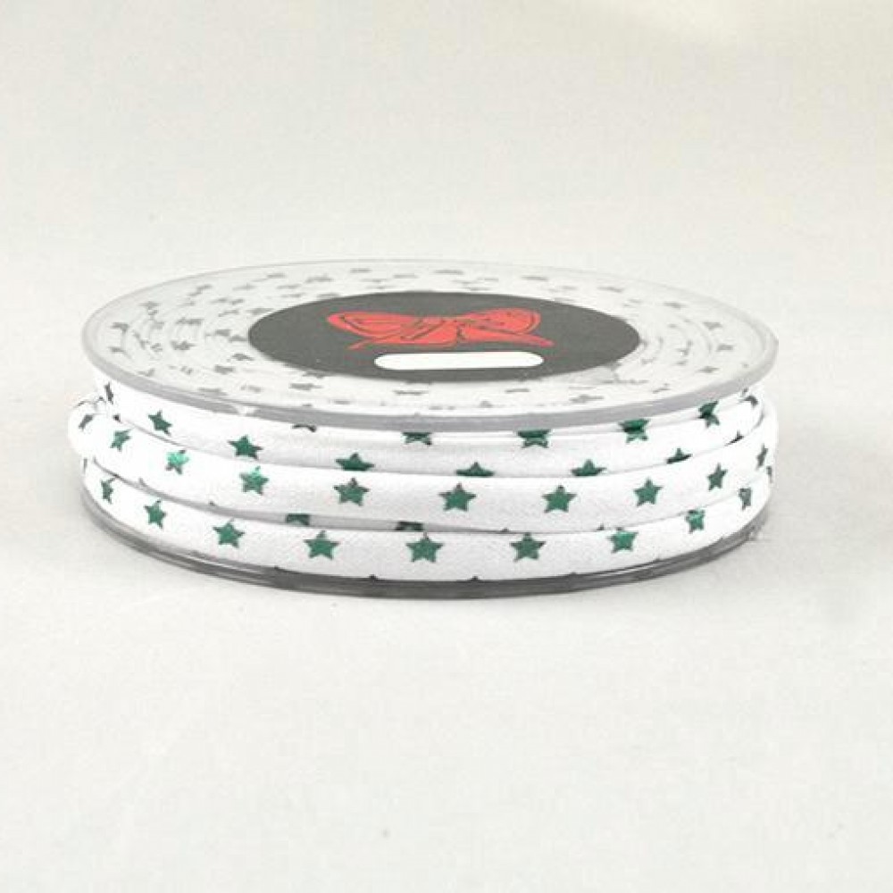 Κορδόνι elastan stars πράσινο 5 mm X 10 m 