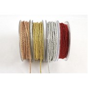 Κορδόνι μεταλλιζέ χρυσό 3 mm X 18.2 m