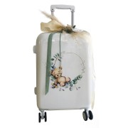 Σετ Βάπτισης για Κορίτσι Στεφάνι με αρκούδι και pampas