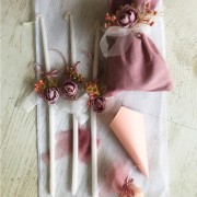 Σετ Βάπτισης για Κορίτσι σάπιο μήλο Στεφάνι και Στέμμα