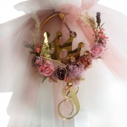 Σετ Βάπτισης για Κορίτσι σάπιο μήλο Στεφάνι και Στέμμα