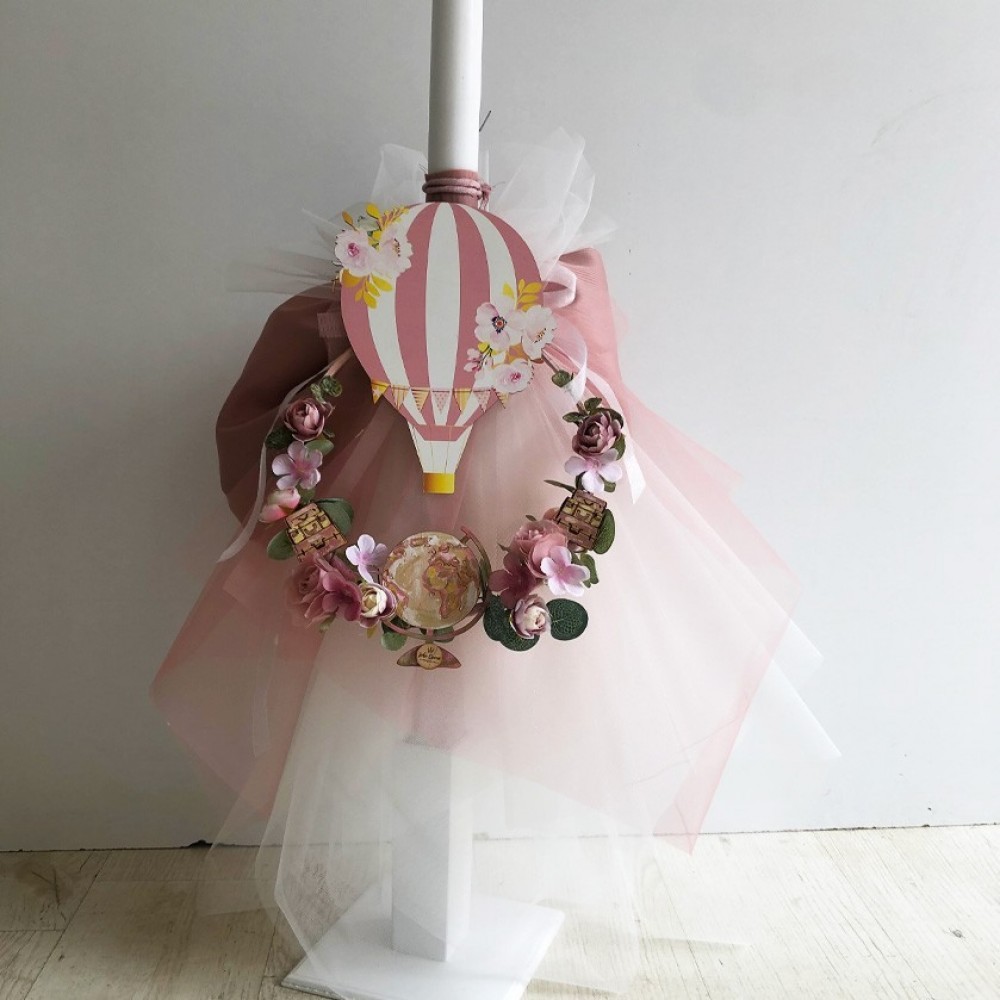 Σετ Βάπτισης για Κορίτσι Ταξίδι γεμάτο λουλούδια