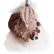 Σετ Βάπτισης για Κορίτσι Ταξίδι γεμάτο λουλούδια