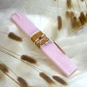 Λαμπάδα αρωματική βραχιόλι χάντρα μαύρη