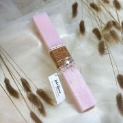 Λαμπάδα αρωματική βραχιόλι σταυρός λευκός