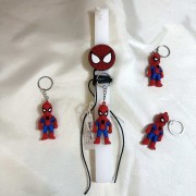 Λαμπάδα αρωματική μπρελόκ Super Heroes - Spiderman