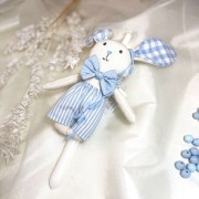 Λαμπάδα αρωματική πάνινο λαγουδάκι γαλάζιο