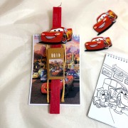 Λαμπάδα αρωματική μπλοκ ζωγραφικής αυτοκινητάκι “Lightning McQueen”