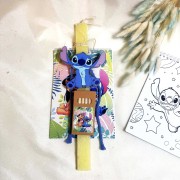 Λαμπάδα αρωματική μπλοκ ζωγραφικής Stitch