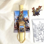 Λαμπάδα αρωματική μπλοκ ζωγραφικής ζωάκια