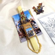 Λαμπάδα αρωματική μπλοκ ζωγραφικής ζωάκια