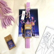 Λαμπάδα αρωματική Huntrix Joey μπλοκ ζωγραφικής