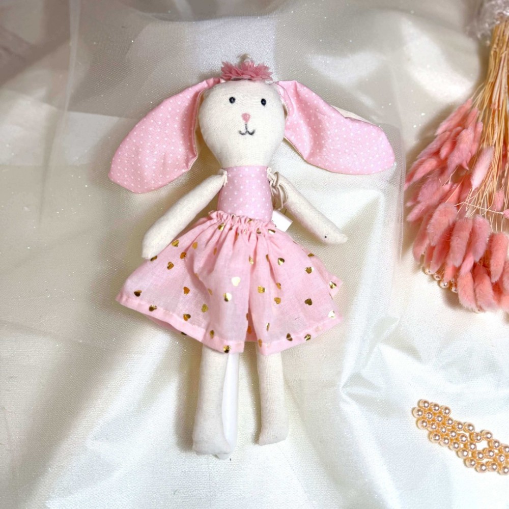 Λαμπάδα αρωματική πάνινο λαγουδάκι ροζ