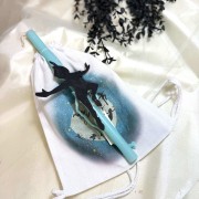 Λαμπάδα αρωματική γαλάζια με φιγούρα του Peter Pan και σακίδιο