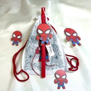 Λαμπάδα αρωματική κόκκινη με τον Spiderman και σακίδιο