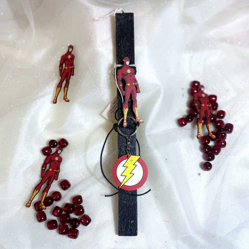 Λαμπάδα αρωματική μπρελόκ Σουπερήρωας Flash