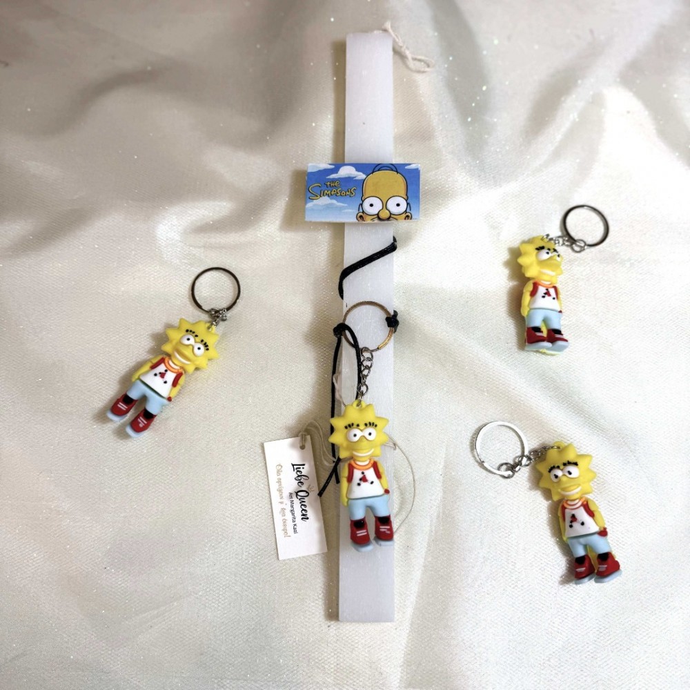 Λαμπάδα αρωματική μπρελόκ The Simpsons-Lisa