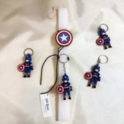 Λαμπάδα αρωματική μπρελόκ Super Heroes - Captain America
