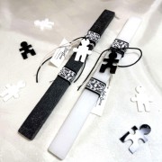 Λαμπάδες για ζευγάρι κομμάτια παζλ