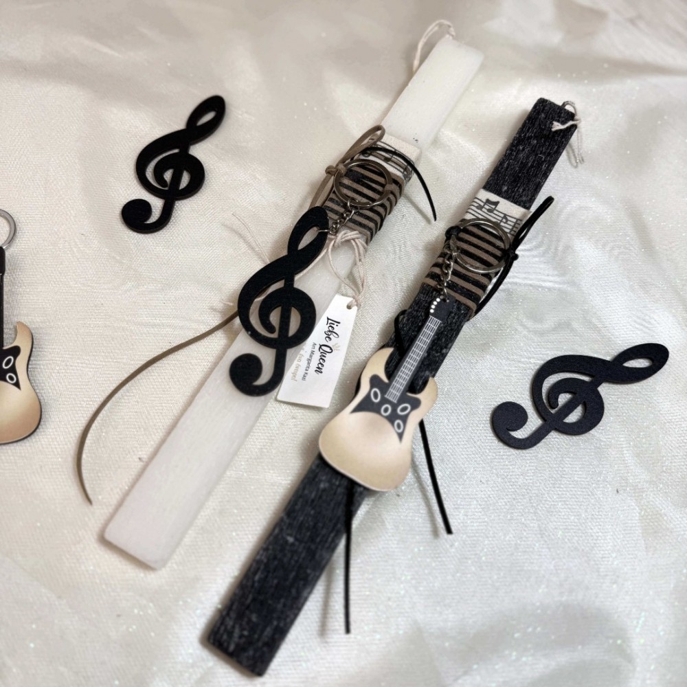 Λαμπάδες για ζευγάρι μπρελόκ μουσική