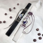 Λαμπάδες για ζευγάρι μπρελόκ παππούς γιαγιά