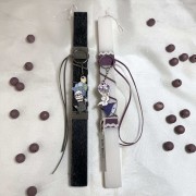 Λαμπάδες για ζευγάρι μπρελόκ παππούς γιαγιά