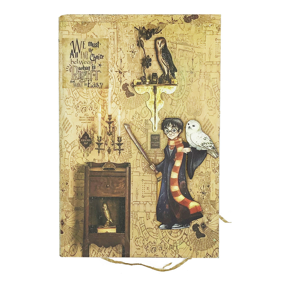 Λαμπάδα Χάρι Πότερ σετ με χειροποίητο βιβλίο - κουτί
