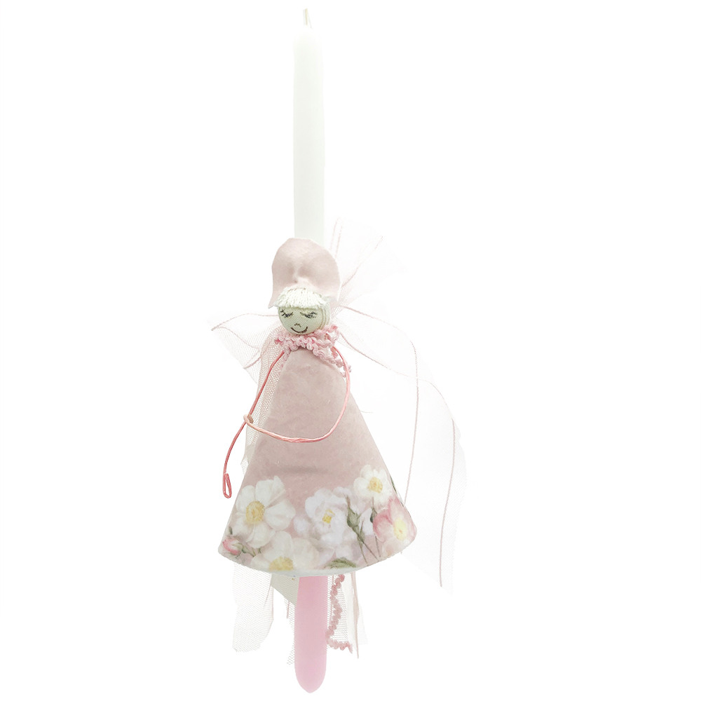 Λαμπάδα νεράιδα με φόρεμα - Flower μικρή