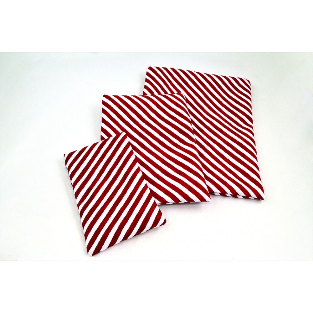 Πουγκί βελούδο red line Lolipop λευκό-κόκκινο 16-40 cm X 20-50 cm 