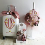 Σετ Βάπτισης για Κορίτσι Ταξίδι γεμάτο λουλούδια