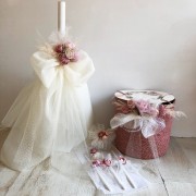 Σετ Βάπτισης μπουκέτο λουλούδια