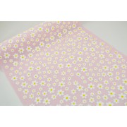 Ύφασμα λιβάδι μαργαρίτες ροζ 3 m 0.48 m