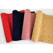 Ύφασμα βελούδο γκλίτερ COSMOS σάπιο μήλο 48 cm X 3 m