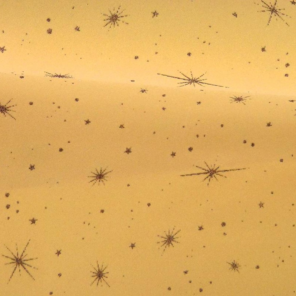 Ύφασμα βελούδο γκλίτερ COSMOS χρυσό 48 cm X 3 m