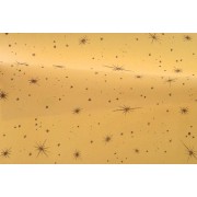 Ύφασμα βελούδο γκλίτερ COSMOS χρυσό 48 cm X 3 m