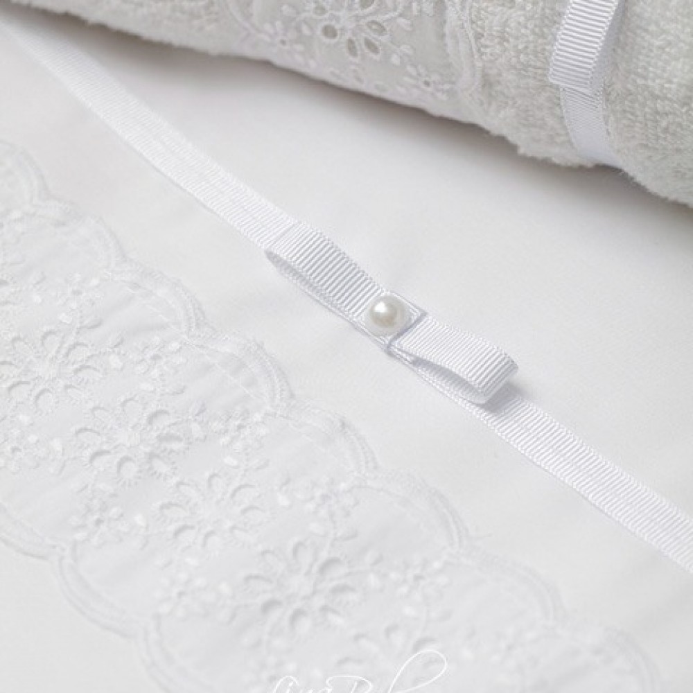 Λαδόπανο Σετ Σαπφώ|Sappho - Lina Baby 1541-1 λευκό