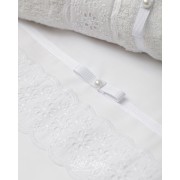 Λαδόπανο Σετ Σαπφώ|Sappho - Lina Baby 1541-1 λευκό