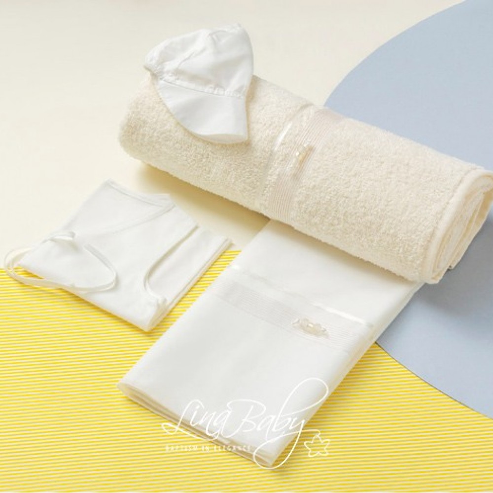 Λαδόπανο Σετ Πρίαμος /Priamus - Lina Baby 1579-1 λευκό