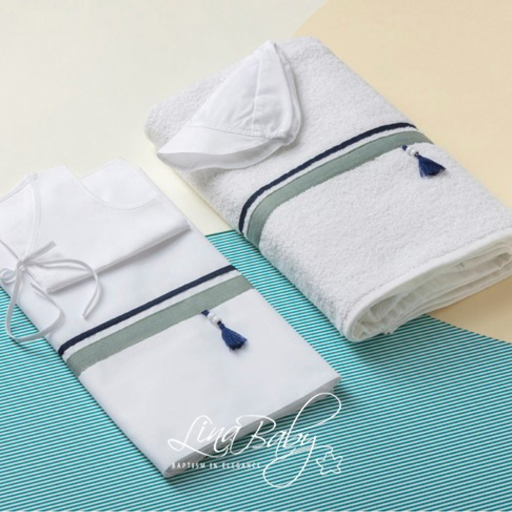 Λαδόπανο Σετ Ορέστης | Orestes - Lina Baby 1580-1 λευκό