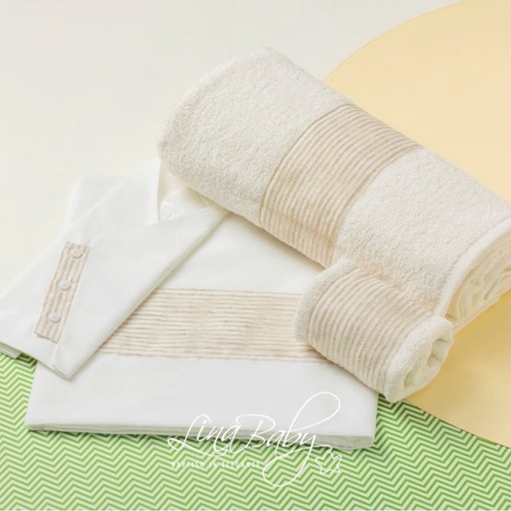 Λαδόπανο Σετ Σαντ | Sand - Lina Baby 1583-2 ιβουάρ