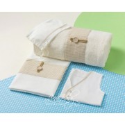 Λαδόπανο Σετ Πικέ | Piqué - Lina Baby 1586-2 ιβουάρ