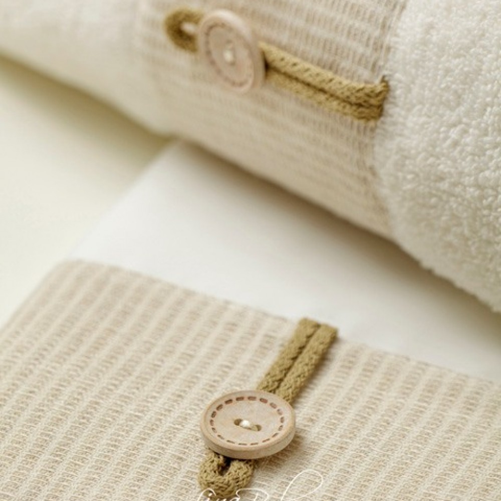 Λαδόπανο Σετ Πικέ | Piqué - Lina Baby 1586-2 ιβουάρ