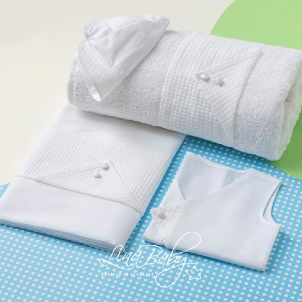 Λαδόπανο Σετ Ρομπέρτο |Roberto - Lina Baby 1587-1 λευκό