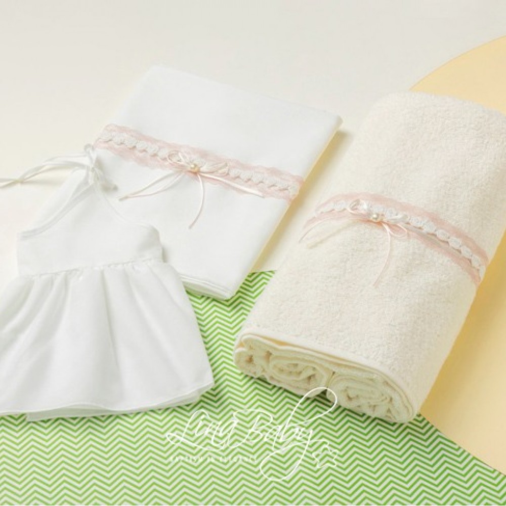 Λαδόπανο Σετ Ροζαλία|Rozalia - Lina Baby 1588-2 ιβουάρ