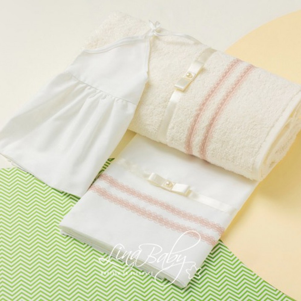 Λαδόπανο Σετ Άννα |Anna - Lina Baby 1589-2 ιβουάρ