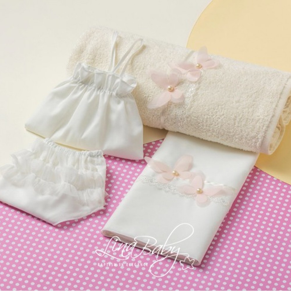 Λαδόπανο Σετ Μαριπόσα|Mariposa - Lina Baby 1590-2 ιβουάρ