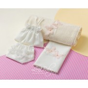 Λαδόπανο Σετ Μαριπόσα|Mariposa - Lina Baby 1590-2 ιβουάρ